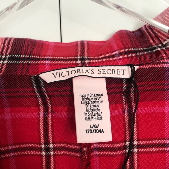 ❌SOLD❌Victoria’s Secret Plaid Pajama Shorts Romper - Picture 6 of 6